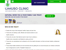 Tablet Screenshot of carusohomeopathy.com